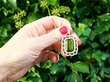 Antique Peridot Pendant in Yellow Gold Outside 