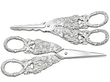 Antique Sterling Silver Grape Shears