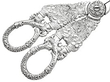 Antique Sterling Silver Grape Shears