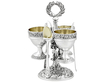 Sterling Silver Egg Cruet Set