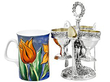 Sterling Silver Egg Cruet Set