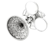 Sterling Silver Egg Cruet Set