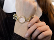wearing crystal bangle