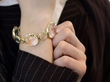 wearing crystal bracelet