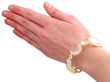 Rock Crystal Bangle on hand