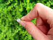 Antique Platinum Diamond Solitaire Ring Outside
