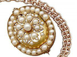 Pearl Pendant Brooch