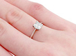 wearing de beers engagement ring
