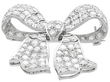 Antique Diamond Bow Brooch