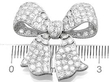 Antique Diamond Bow Brooch