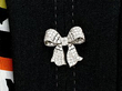 Antique Diamond Bow Brooch