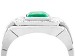 Vintage Emerald and Diamond Ring for Sale