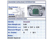 Vintage Emerald and Diamond Ring Card