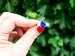 Sapphire Diamond Dress Ring Outside 