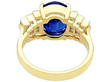 1900s Sapphire Ring with Diamonds