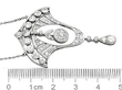 Art Deco diamond pendant in platinum