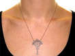 Art Deco diamond pendant in platinum