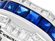 Platinum Art Deco Sapphire Ring
