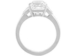Diamond Engagement Ring Princess Cut Certified