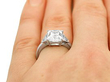 Certified Diamond Engagement Ring Princess Cut Grading Report