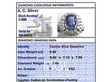 Cushion Cut Ceylon Sapphire Ring
