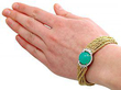 Vintage Diamond and Chrysoprase Bracelet 