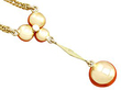 coral necklace antique for sale reverse