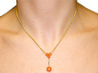 coral necklace antique for sale wearing