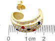 Vintage Gemstone Earrings measurement