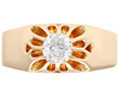 Unisex Rose Gold Solitaire