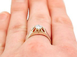 Rose Gold Solitaire on Hand