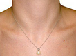 vintage single pearl pendant