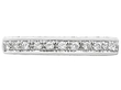 White Gold Unusual Half Eternity Ring