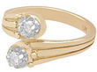 1960s diamond twist ring