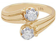 1960s diamond twist ring