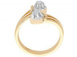 1960s diamond twist ring