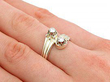 1960s diamond twist ring