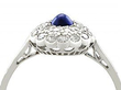 Small Antique Sapphire Ring