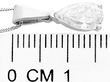 ladies pear cut diamond pendant