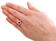 1920s Blue Sapphire and Diamond Dress Ring Wearing