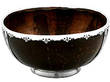 Antique Coconut Bowl