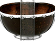 Antique Coconut Bowl Size