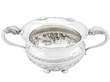 Antique Indian Silver Sugar Bowl