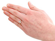 Antique Two Stone Diamond Ring Wearing