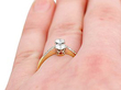 Antique Two Stone Diamond Ring Wearing