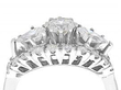 white gold dress ring