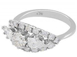 vintage White Gold and Diamond Dress Ring