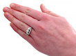 wearing White Gold and Diamond Dress Ring