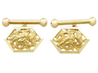 Antique Gold Chinese Cufflinks