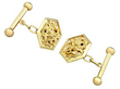 Gold Chinese Cufflinks